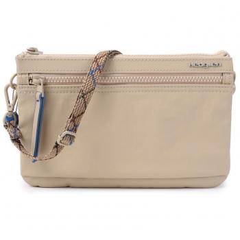 Sac à Bandeau Hedgren Beige Femme – Inner City Emma Crossover 3 CMPT RFID Creased Safari