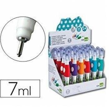 Caneta de correção Liderpapel ponta metálica 1.6 mm 7 ml 24 uds