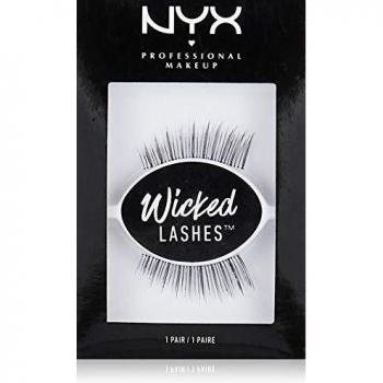 NYX FlirtLash – 1 Paar leichte, künstlich gefärbte Wimpern für den natürlichen Look