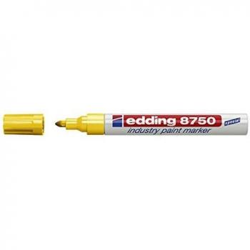 Edding Glanzlack-Marker edding 8750 industry paint marker gelb (10 Stk)