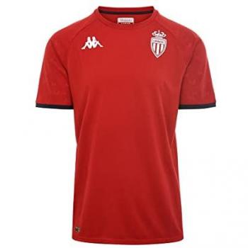 T-shirt d'entraînement junior AS Monaco 2023 – nuance rouge foncé & gris
