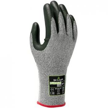 Guanto Showa URACoil 386 in Fibra HPPE, Nitrile, Taglia 8, Resistente ai tagli, CAT II