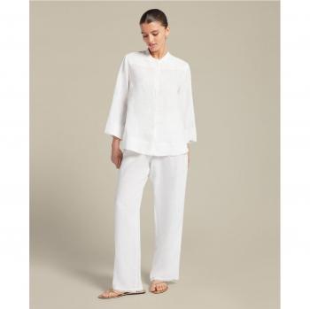 Estilo Lino y Flecos: Pantalón para Mujer