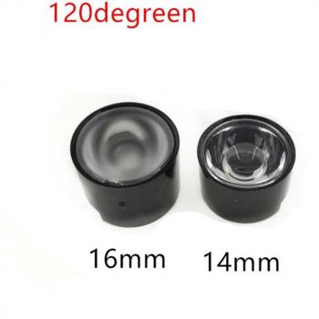 Infrared 1 W/3 W LED Objektiv 14 mm, 16 mm, 120° – Schwarzes Halfter für DIY CCTV