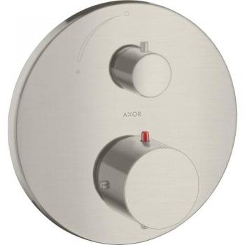 Axor Starck Unterputz-Thermostat mit Edelstahl-Optik