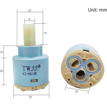 ROVOGO Single-Handle Faucet Replacement Cartridge 40mm