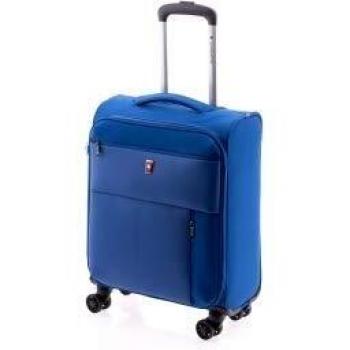 Gladiator 3700 4-Wheel Expandable Cabin Trolley Blue 55 cm