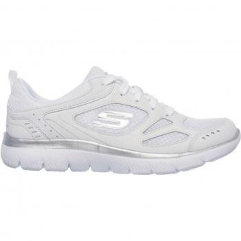 Zapatillas Skechers para Mujer, Modelo Summits-Suited, Color Blanco