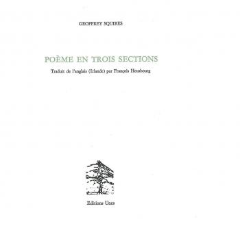 Poème en trois sections