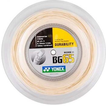 Yonex BG65 Saitenrolle für Badminton – 500 m