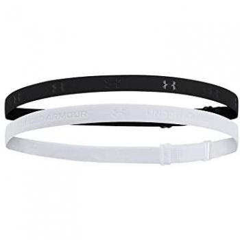Under Armour W's Mini-Stirnbänder, Schwarz
