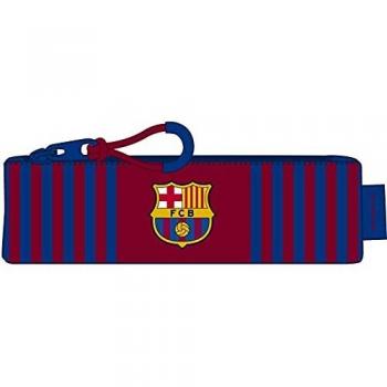 Etui für FC Barcelona Fans in Granatrot und Marineblau