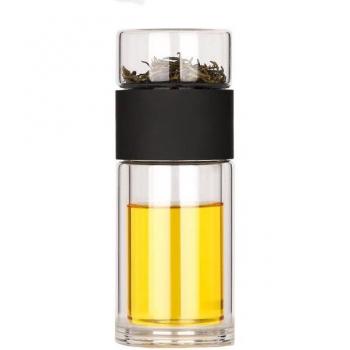 Double-Walled Glass Tea Tumbler