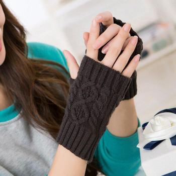 Guantes de medio dedo para mujer