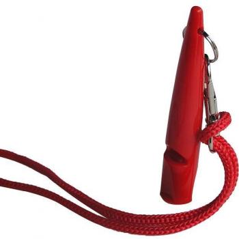 Lanière Sifflet Chien Flûte – Kit d'Entraînement Plastique Bleu