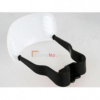 Diffuseur Photographique Flash Blanc – Monture Canon 650D/600D/550D/D7000/D5100/D90