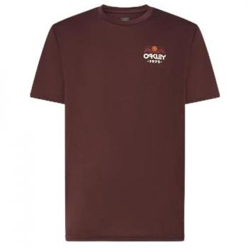 T-shirt Oakley Sunny Rogue B1B a maniche corte S marrone scuro