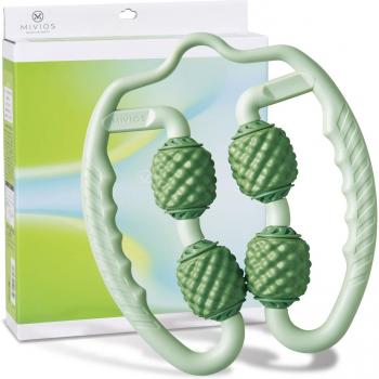 Green MIVIOS Exercise Roller with Handle