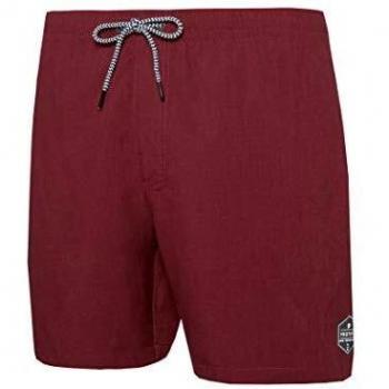 Protest Herren-Beachshorts Dave in Rot, L