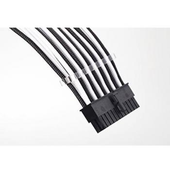 Phanteks 500mm Extension Sleeved Cable Combo Kit (Black & White)