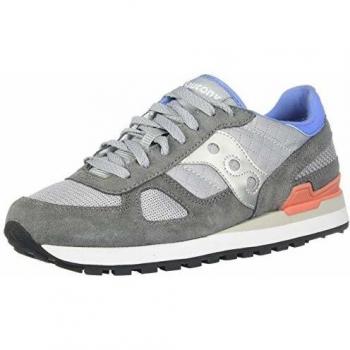 Saucony Shadow Original, Scarpe da Ginnastica Donna, Grigio Scuro Blu Neonato, 38 EU