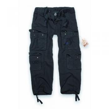 Brandit Pure Vintage Cargo Trousers Black