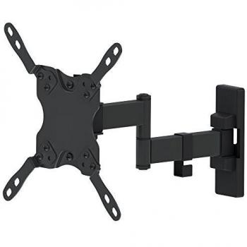 Manhattan Full Motion Wall Mount for TV & Monitor, 1 Screen, 13-42, Black, VESA 75x75 to 200x200, Max 20kg