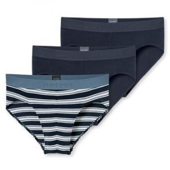 Braga 95/5 Azul Noche + Blanco – Schiesser