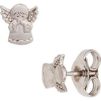 Paar Ohrstecker JOBO Engel des Schutzes, Sterlingsilber