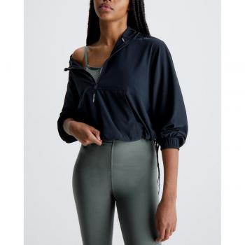 Calvin Klein Performance Sweatshirt 00GWS3O500 Schwarz Boxy Fit XS Damen