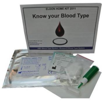 Eldon Home Kit Blutgruppen Schnelltest HKA 2511