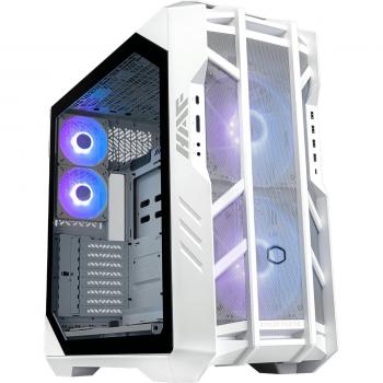 Cooler Master HAF700 White Midi-Tower Case Bianco 4 Ventole LED Pre-montate, Filtro per la Polvere