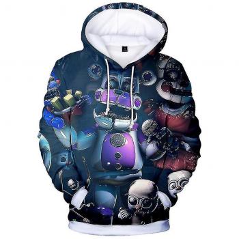 Tee con Capucha Fnaf Digital Print Infantil