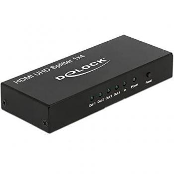 Delock 18684 HDMI UHD Splitter 1 x HDMI in auf 4 x HDMI out 4K