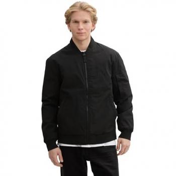 Tom Tailor Denim Winter‑Bomberjacke schwarz – Größe XXL – Regular Fit