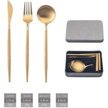 Portable Folding Flatware Set