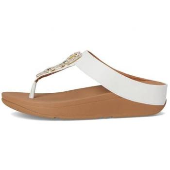 Fitflop Sandalias CX2-194 Piel Cristal Blanco 38