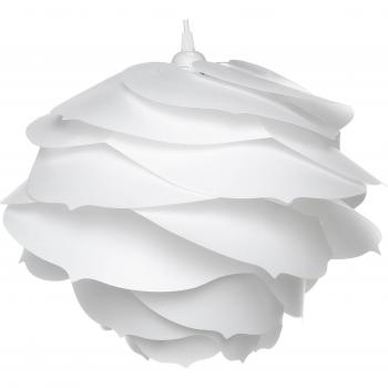 Lampadaire suspendu en plastique blanc, design pétale de fleur, E27 60 W – Salon & Salle à Manger