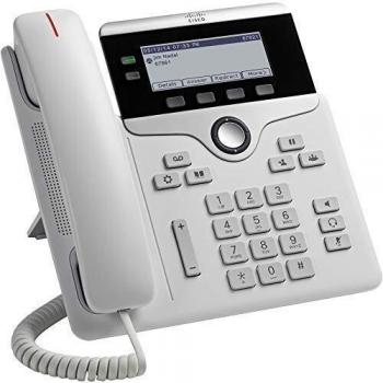IP Phone 7821 (Cisco) – Conexión Cableada, 2 líneas, Blanco