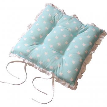 Pillow Star Azul Rayas 40x40