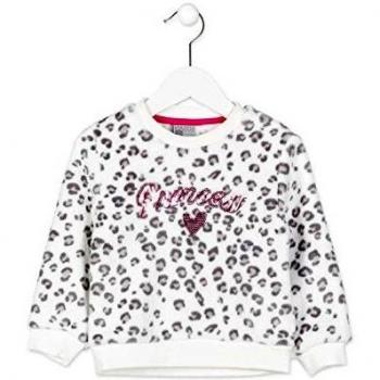 Sudadera de Niña losan con Estampado de Pelo Animal