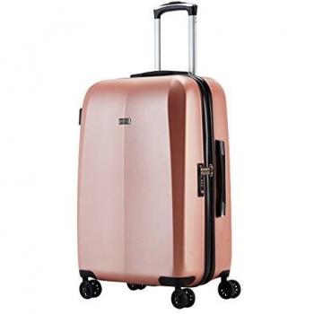 Handgepäck‑Trolley ABISTAB Kaiseki S-18,5 (Pink) – 4 Doppelräder, TSA-Lock, kratzfestes PC
