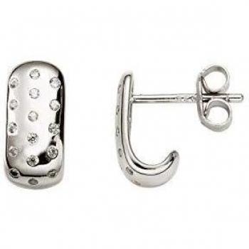 Xenox FLASH Ohrstecker Damen 925er Silber Zirkonia