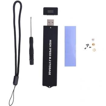 USB 3.1 M.2 SSD Gehäuse für 2242/2260/2280