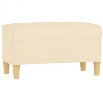 Banc Tissu Crème 70x35x41 cm