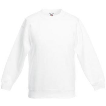 Sudadera Infantil Estilo Classic Fruit of the Loom 80/20 blanco 9-11
