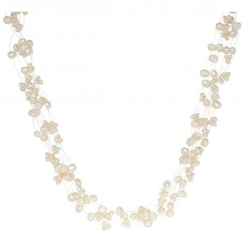 Cadena Valero Pearls – Plata y Perlas Blancas