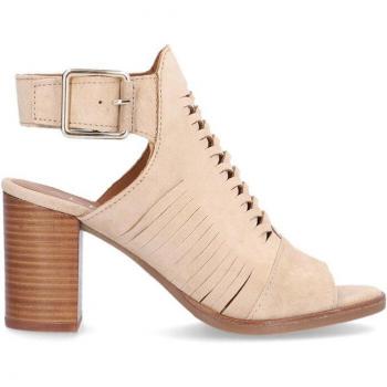 Botines Abiertos Alpe para mujer en color taupe