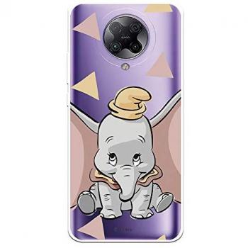 Funda Pocophone F2 Pro Oficial Dumbo Silueta Transparente