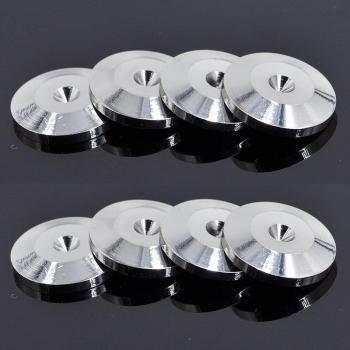 4PCS Silver Amplifier Isolation Feet